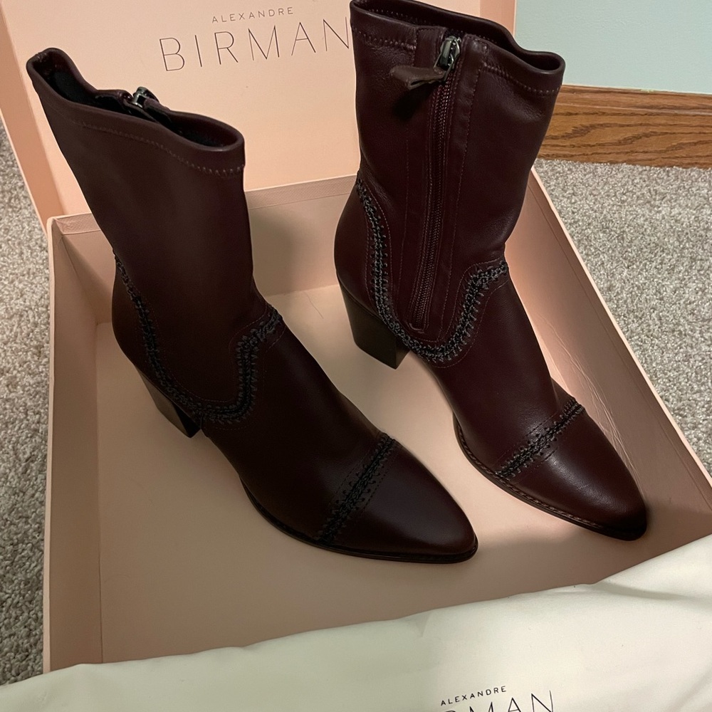 Alexandre Birman Benta stretch mid calf boots size 9